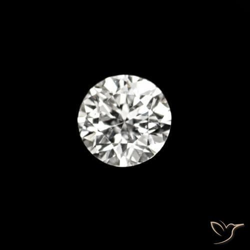 0.02캐럿 천연 D 다이아몬드, 둥근, VVS-VS