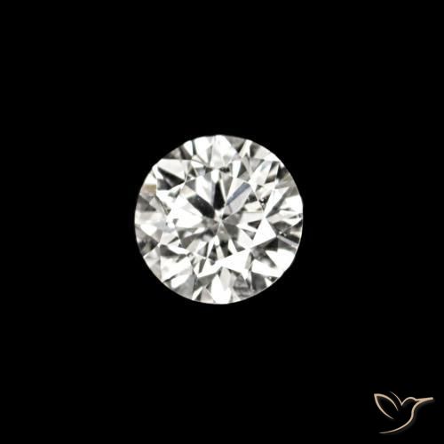 0.02캐럿 천연 D 다이아몬드, 둥근, VVS-VS