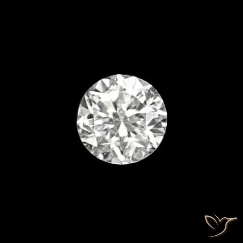 0.02캐럿 천연 D 다이아몬드, 둥근, VVS-VS