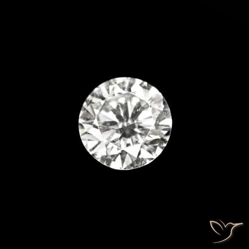 0.02캐럿 천연 D 다이아몬드, 둥근, VVS-VS