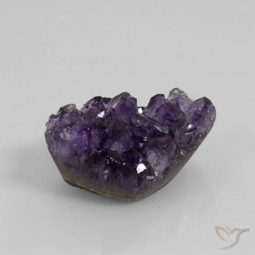 52.41ct 자연스러운 다크 바이올렛 드루지 자수정, 팬시한, 불투명체