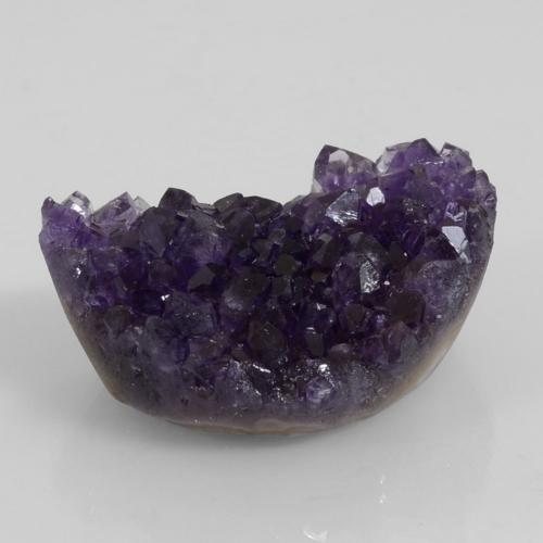 67.83캐럿 천연 다크 바이올렛 드루지 아메시스트, 멋진 모양, 32.4×24.5 mm, 불투명체