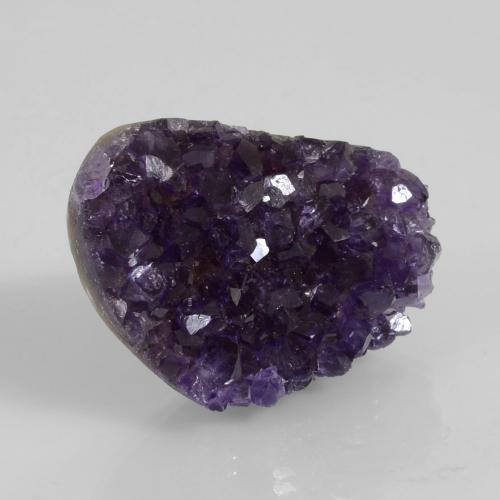 79.16캐럿 천연 다크 바이올렛 드루지 아메시스트, 멋진 모양, 36.6×24.6 mm, 불투명체