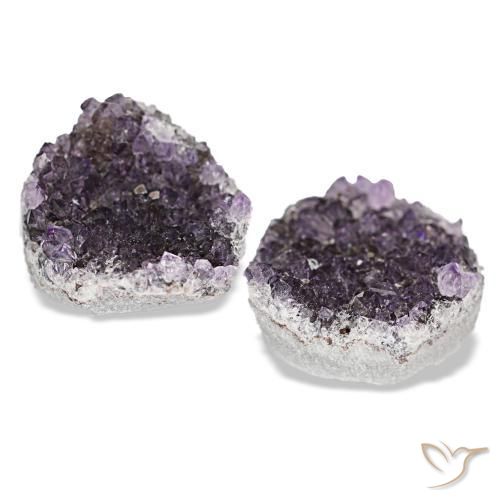 14.43캐럿 천연 딥 바이올렛 드루지 아메시스트 보석, 멋진 모양, 13.6×12.4 mm, 불투명체