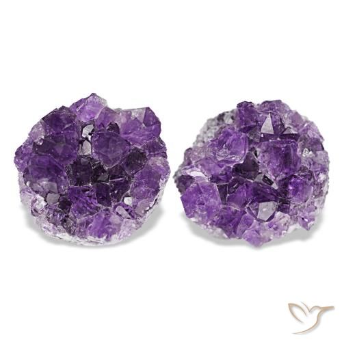 15.65캐럿 천연 딥 바이올렛 드루지 아메시스트 보석, 멋진 모양, 12.8×12 mm, 불투명체