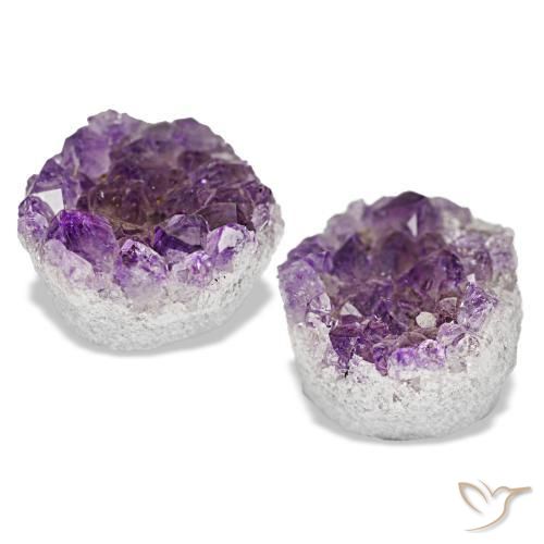 19.52캐럿 천연 모브 바이올렛 드루지 아메시스트 보석, 멋진 모양, 13.6×12.5 mm, 불투명체