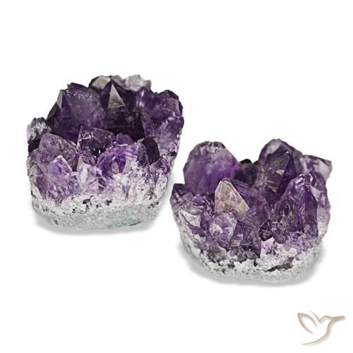 23.60캐럿 천연 Medium Dark-Violet 드루지 아메시스트 보석, 멋진 모양, 14.9×12.3 mm, 불투명체