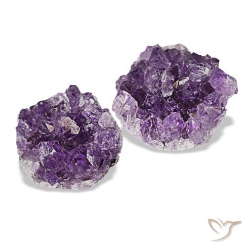 21.44캐럿 천연 딥 바이올렛 드루지 아메시스트 보석, 멋진 모양, 15.3×13.7 mm, 불투명체