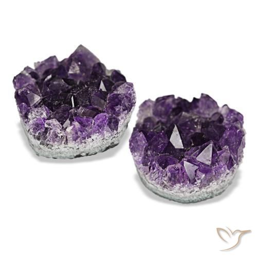 20.85캐럿 천연 Medium Dark-Violet 드루지 아메시스트 보석, 멋진 모양, 14.4×13.3 mm, 불투명체