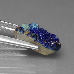 1.80캐럿 천연 파란색 드루지 남동석, 멋진 모양, 불투명체