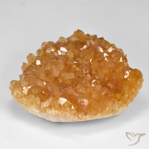 98.13ct 자연스러운 Medium Light-Orange 드루지 시트린, 팬시한, 불투명체