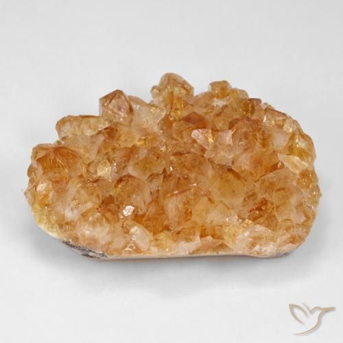 86.91ct 자연스러운 딥 오렌지 드루지 시트린, 팬시한, 불투명체