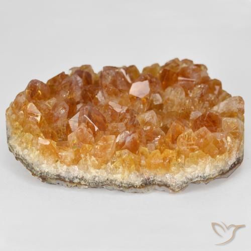 49.85캐럿 천연 Medium Light-Orange 드루지 시트린, 팬시한, 불투명체