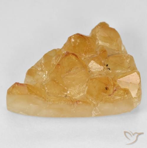 23.53ct 자연스러운 Medium Light-Orange 드루지 시트린, 일조, 불투명체