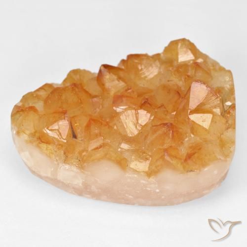 41.14ct 자연스러운 Medium Light-Orange 드루지 시트린, 팬시한, 불투명체