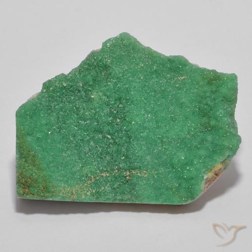 11.67캐럿 천연 미디엄 그린 드루지 바리사이트, 멋진 모양, 26.7×20.3 mm, 불투명체