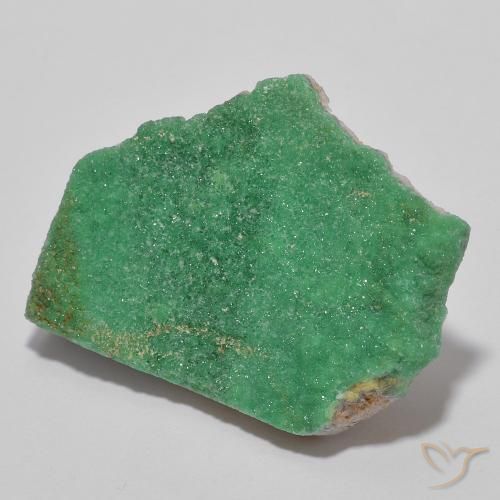 11.67캐럿 천연 미디엄 그린 드루지 바리사이트, 멋진 모양, 26.7×20.3 mm, 불투명체