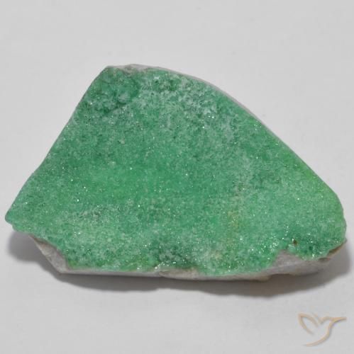 12.31ct 자연스러운 미디엄 그린 드루지 바리사이트, 팬시한, 불투명체