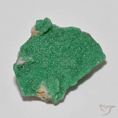 12.87ct 자연스러운 미디엄 그린 드루지 바리사이트, 팬시한, 불투명체