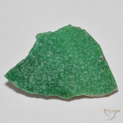 16.09ct 자연스러운 클로버 그린 드루지 바리사이트, 팬시한, 불투명체