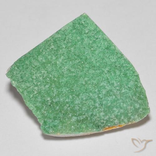 12.22ct 자연스러운 펀 그린 드루지 바리사이트, 팬시한, 불투명체