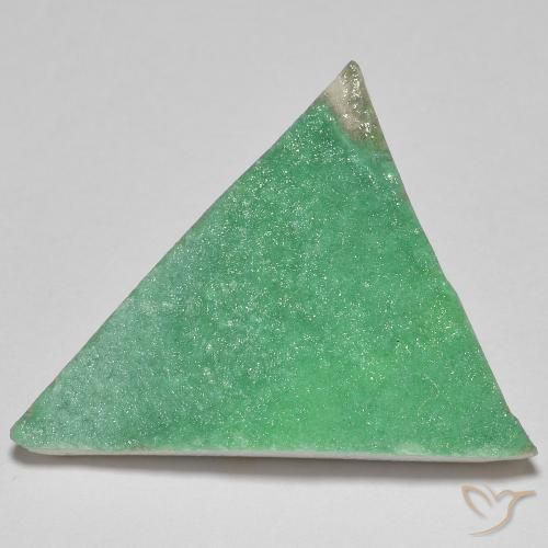 19.40ct 자연스러운 미디엄 그린 드루지 바리사이트, 일조, 불투명체