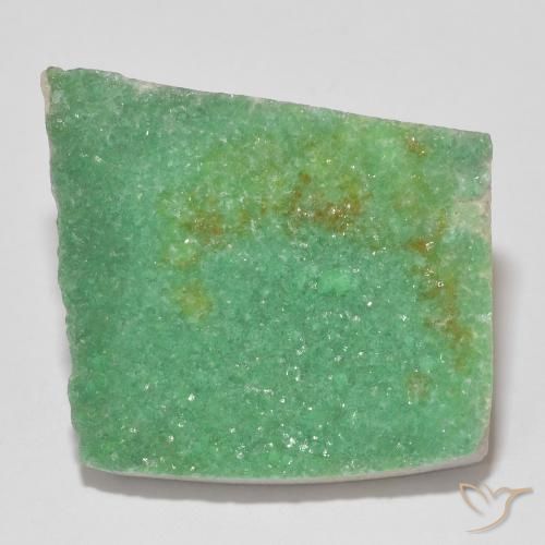 14.79ct 자연스러운 토끼풀 그린 드루지 바리사이트, 팬시한, 불투명체