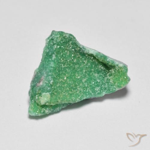 3.20ct 자연스러운 미디엄 그린 드루지 바리사이트, 팬시한, 불투명체