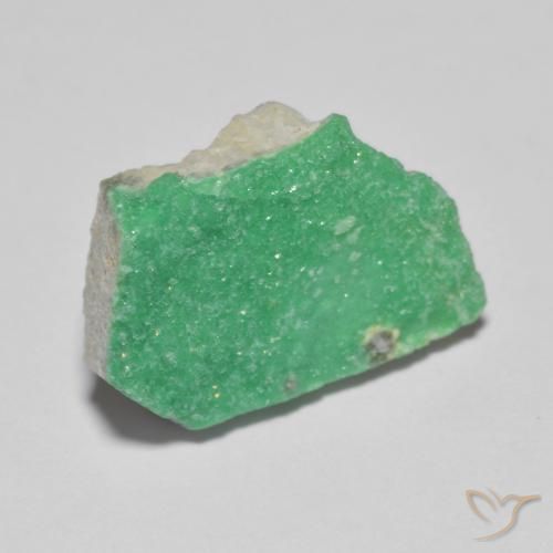 5.60ct 자연스러운 황록색 드루지 바리사이트, 팬시한, 불투명체