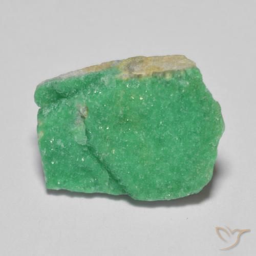 5.44ct 자연스러운 민트 그린 드루지 바리사이트, 팬시한, 불투명체