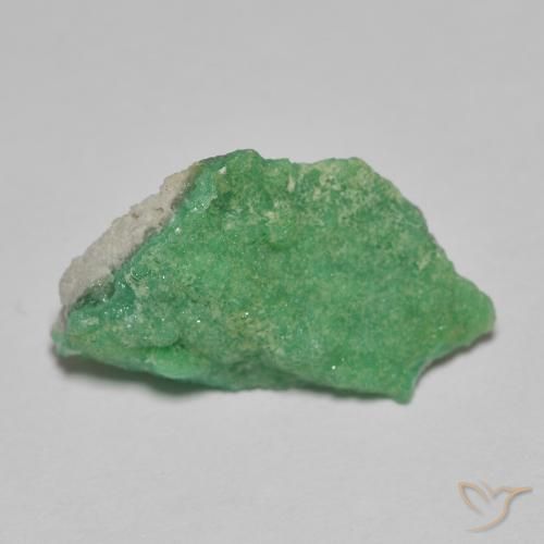 4.43ct 자연스러운 미디엄 그린 드루지 바리사이트, 팬시한, 불투명체