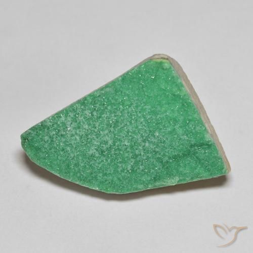 9.22ct 자연스러운 미디엄 그린 드루지 바리사이트, 팬시한, 불투명체