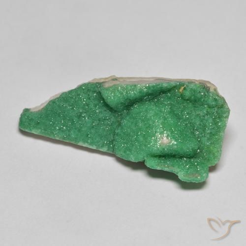 8.95ct 자연스러운 딥 펀 그린 드루지 바리사이트, 팬시한, 불투명체