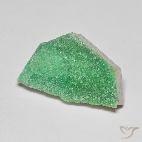 8.41ct 자연스러운 미디엄 그린 드루지 바리사이트, 팬시한, 불투명체