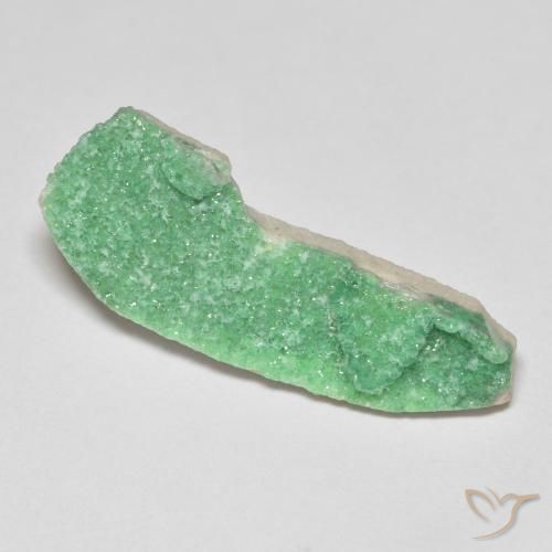 6.22ct 자연스러운 황록색 드루지 바리사이트, 팬시한, 불투명체