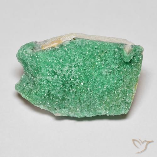 8.15ct 자연스러운 클로버 그린 드루지 바리사이트, 팬시한, 불투명체