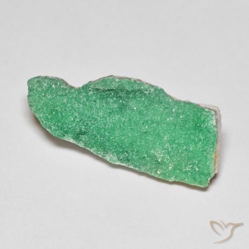 4.49ct 자연스러운 토끼풀 그린 드루지 바리사이트, 팬시한, 불투명체
