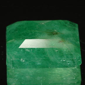 9.61캐럿 천연 그린 에메랄드, 에메랄드 컷, 14.2×11.7 mm, SI-I1