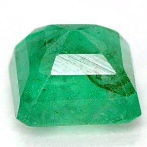 0.63캐럿 천연 그린 에메랄드, 에메랄드 컷, 5×4.9 mm, I1