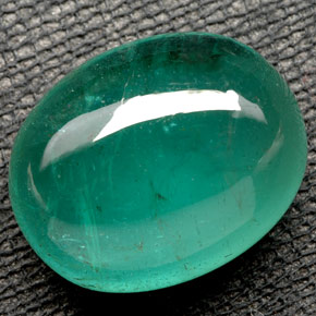 17.44캐럿 천연 그린 에메랄드, 투명한, 17.8×14.3 mm, 투명/반투명