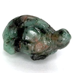 6.06캐럿 천연 Black Green 에메랄드, 멋진 모양, 불투명체