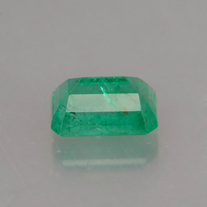 1.10캐럿 천연 그린 에메랄드, 에메랄드 컷, 7.2×5.3 mm, SI-I1