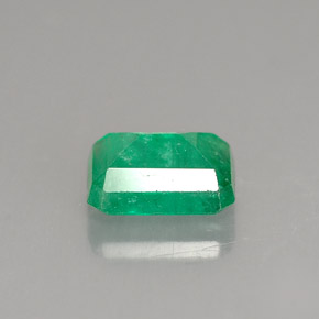 1.48캐럿 천연 그린 에메랄드, 에메랄드 컷, 8.1×5.9 mm, I1