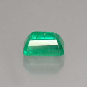 1.19캐럿 천연 그린 에메랄드, 에메랄드 컷, 7.1×5 mm, SI-I1