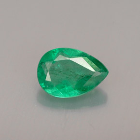 0.48캐럿 천연 그린 에메랄드, 배 모양, 6.5×4.6 mm, SI-I1
