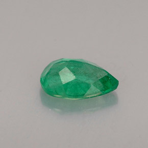 0.48캐럿 천연 그린 에메랄드, 배 모양, 6.5×4.6 mm, SI-I1