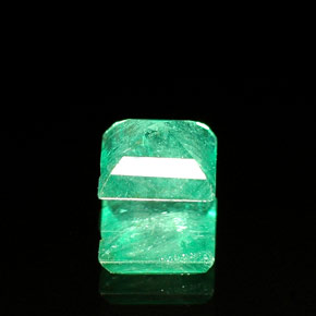 0.50캐럿 천연 그린 에메랄드, 스퀘어, 4.9×4.9 mm, SI-I1