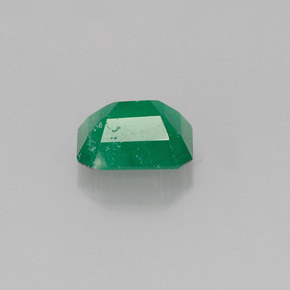 0.51캐럿 천연 그린 에메랄드, 에메랄드 컷, 5.6×4.4 mm, I1