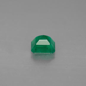 0.47캐럿 천연 그린 에메랄드, 에메랄드 컷, 4.8×4.6 mm, I1