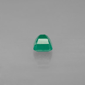 0.48캐럿 천연 그린 에메랄드, 에메랄드 컷, 4.3×4.3 mm, I1